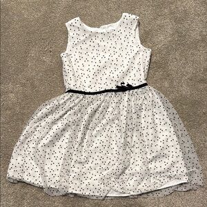 Polka Dot Sleeveless Kids Dress